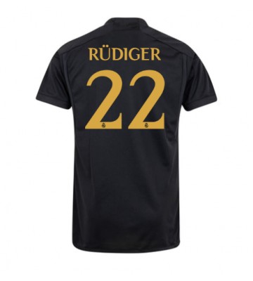 Real Madrid Antonio Rudiger #22 Replika Tredjetrøje 2023-24 Kortærmet